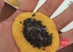 黑芝麻馅南瓜饼的做法图解6