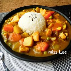 咖喱鸡饭