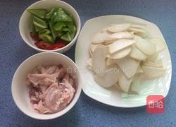 杏鲍菇炒肉片的做法图解2