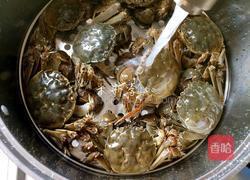 清蒸河蟹的做法图解3