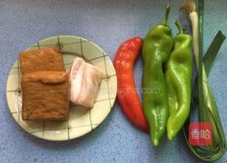 大蒜炒豆干的做法图解1