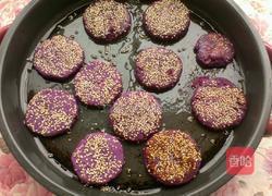 紫薯芝麻饼的做法图解9