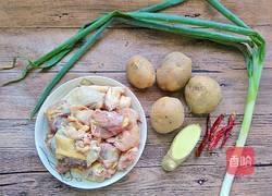 土豆炖鸡的做法图解1