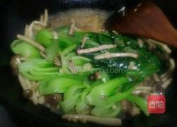 蟹味菇炒小油菜的做法图解12