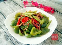 酸辣青椒肉丝的做法图解10