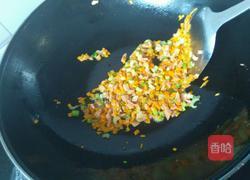 腊肠炒米饭的做法图解4