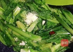 素炒油麦菜的做法图解6