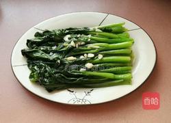 清炒油菜的做法图解4