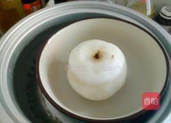 川贝粉炖雪梨的做法图解4