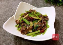 香芹炒牛肉的做法图解8