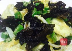 大葱木耳炒鸡蛋的做法图解5