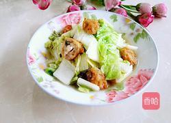 白菜炒丸子的做法图解10