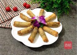 用馄饨皮做春卷的做法图解10