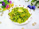 丝瓜炒毛豆