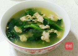 莴笋叶蛋汤的做法图解5