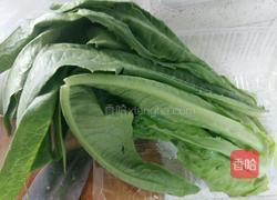 莴笋叶蛋汤的做法图解1