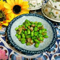 鸡烧毛豆