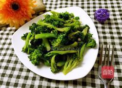 炒西兰花的做法图解6