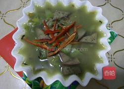 猪肝汤的做法图解9