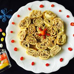 鸡蛋肉卷～的做法[图]