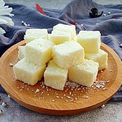 椰丝牛奶小方块的做法[图]