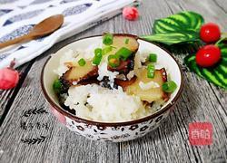 腊肉蒸糯米饭的做法图解7