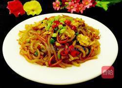 鸡蛋炒米线的做法图解13