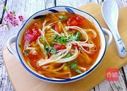 金针菇西红柿汤的做法图解7