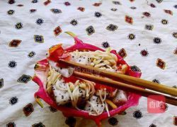 金针菇火龙果的做法图解10