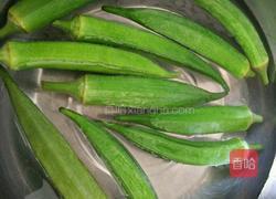 辣炒黄秋葵的做法图解2