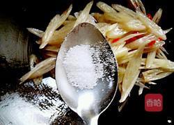 炒藕带的做法图解5