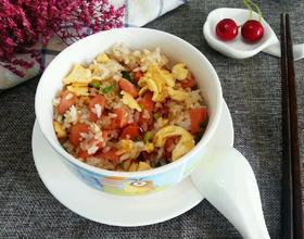 火腿肠炒饭[图]