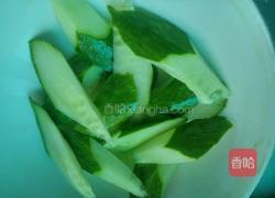 黄瓜烧豆瓣的做法图解3