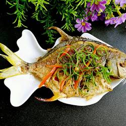 干烧金鲳鱼的做法[图]