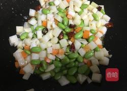 茭白炒毛豆的做法图解10