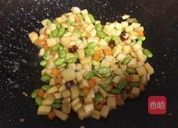 茭白炒毛豆的做法图解13
