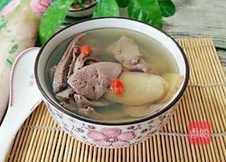 枸杞猪肝汤的做法图解6