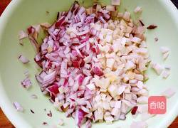 简易版生煎包（杏鲍菇洋葱猪肉馅）的做法图解4