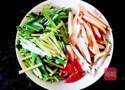 韭菜炒香干的做法图解2
