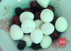 红枣桂圆鹌鹑蛋的做法图解2