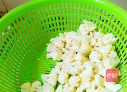 辣炒花菜的做法图解2