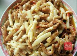 白玉菇炒肉的做法图解5