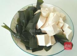 海带结烧豆腐的做法图解2