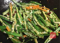 素炒秋葵的做法图解9