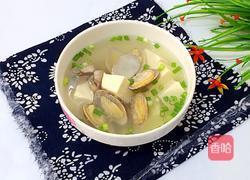 蛤蜊豆腐汤的做法图解7