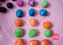 五彩冰皮月饼的做法图解9