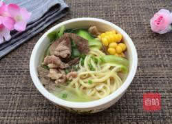 猪肝面的做法图解1