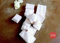青菜炒豆腐的做法图解2