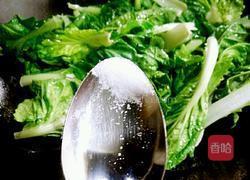 青菜炒豆腐的做法图解10