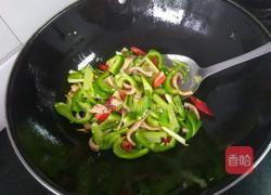 青椒炒墨鱼的做法图解6